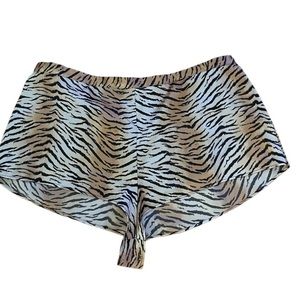 Victoria’s Secret Animal Print Satin Sleep Shorts